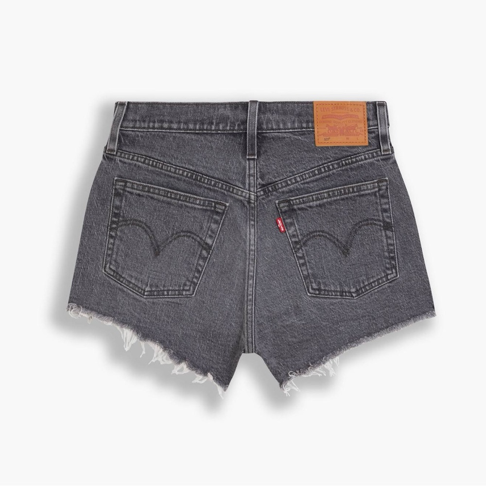 Levi’s 501 Black Denim Jean Shorts 25
